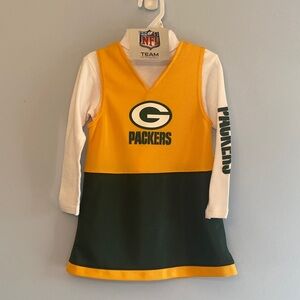 Green Bay Packers Toddler Girl 2-piece Dress Set